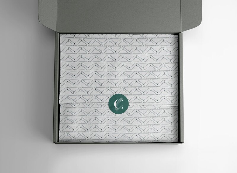 Cult Closet Packaging example desinged by The Little Paper Shop Nantwich