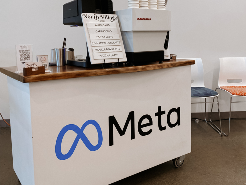 Meta corporate coffee event Chicago