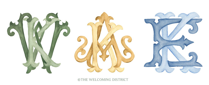 watercolor-wedding-monograms-4-The-Welcoming-District