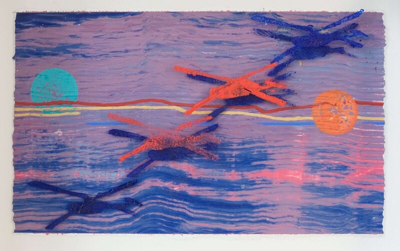 Look for the Shadows 2. oil on glassand paper - 2022jpg copy_11zon