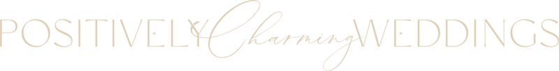 Positively Charming Weddings Logo