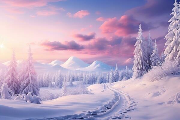 winter scene