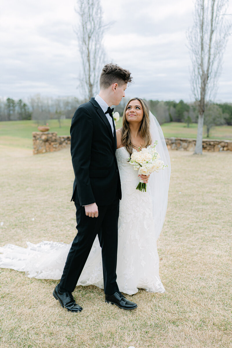 Bride and Groom Portraits Tower House wedding Atlanta Wedding Photographer Renee Jael-32