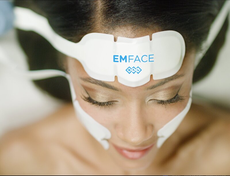 Woman having Emface done
