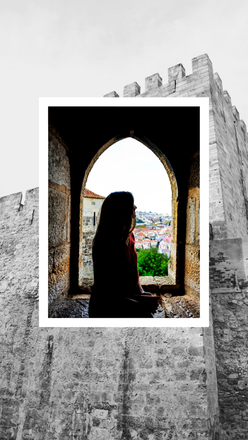 Kacy Beck at Castelo de S. Jorge in Lisbon
