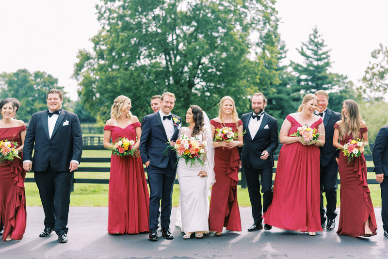 Bride and Groom walking hand in hand in Gratz Park, Lexington Kentucky Wedding Photographer, Katelyn V. Photography