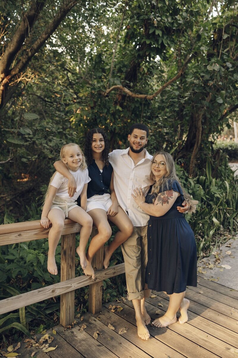 cristina pelino's portfolio image of family in south florida