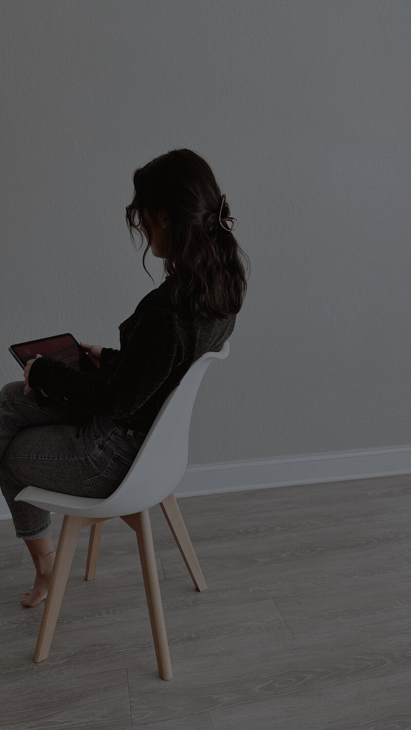 Creative webdesigner working on an iPad