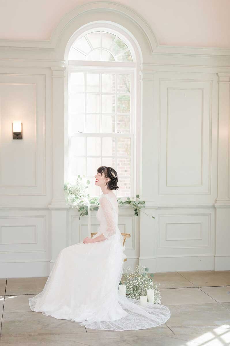 edith elan timeless bridal designer lace wedding dress