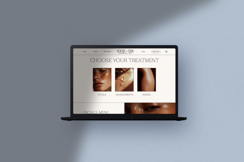 Portfolio mockups of Showit website templates for women-owned coaching businesses, creatives, and service-based brands.