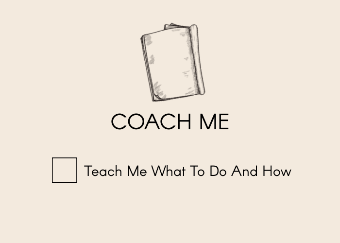 Coach Me Check Box To Hire For Coaching