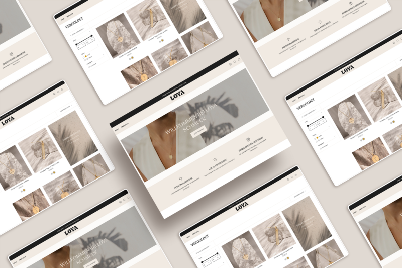 Mockup einer Website für Yogalehrerin Sandra von Wolkenyoga, feminin gestaltet.