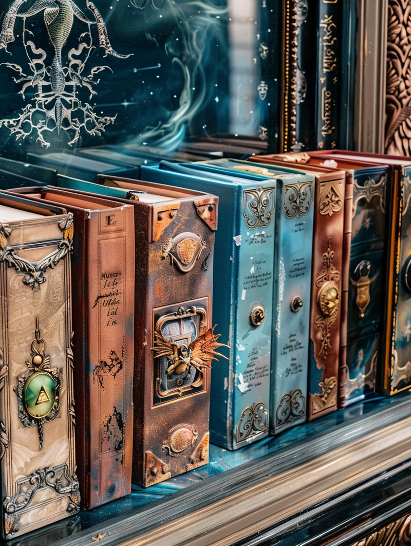 Branded Magical Books Graphic in Fairy Star Template for Inspirational Book Club in Coaching