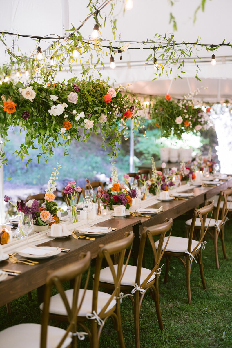 Purple and Orange Wedding | Cottage | Brittany Frid | Kingston Wedding Planner and Florist