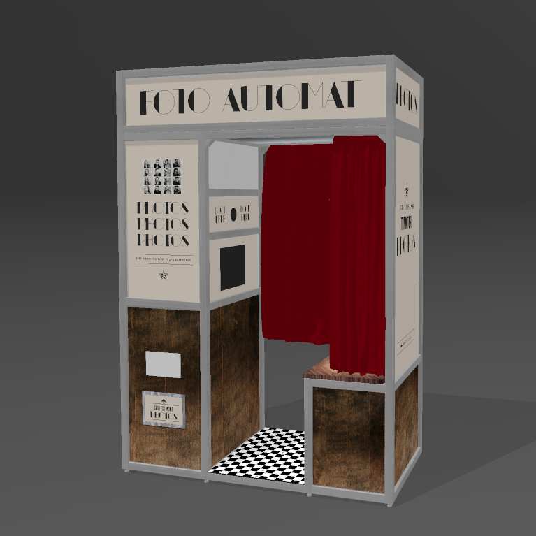 FotablyRetroVintageEnclosedPhotoBoothHouston