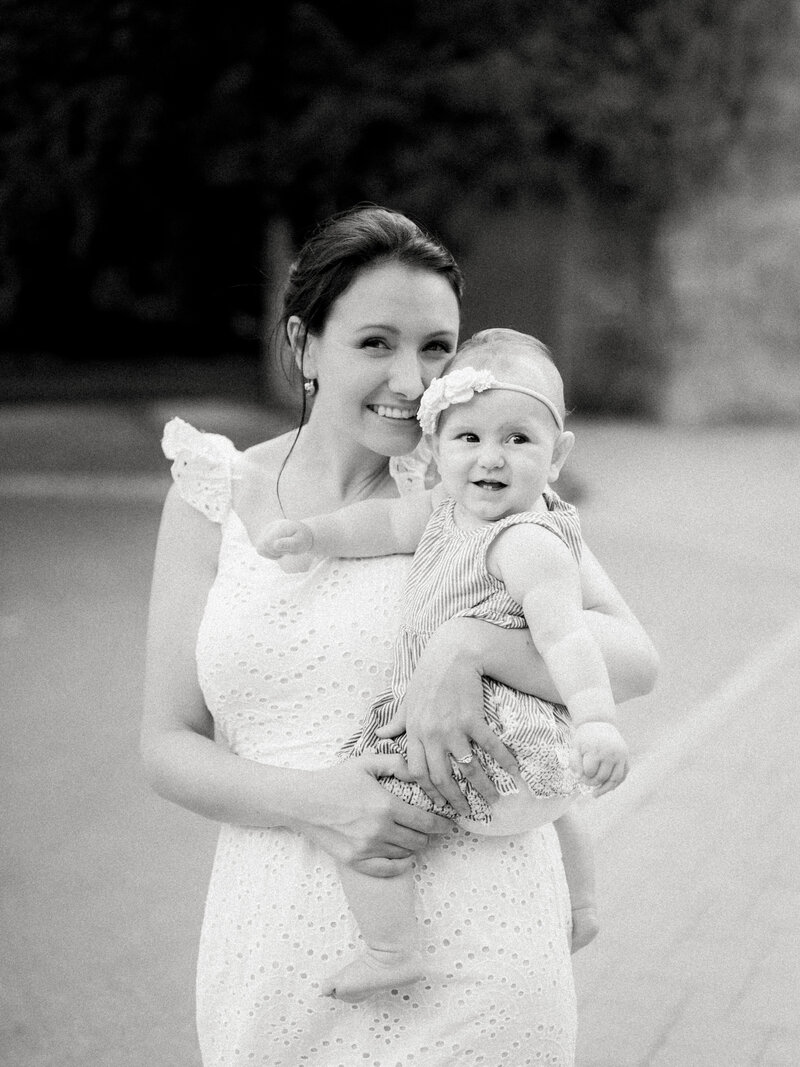 Mother and daughter moment at Victoria Park in Kitchener, Ontario
