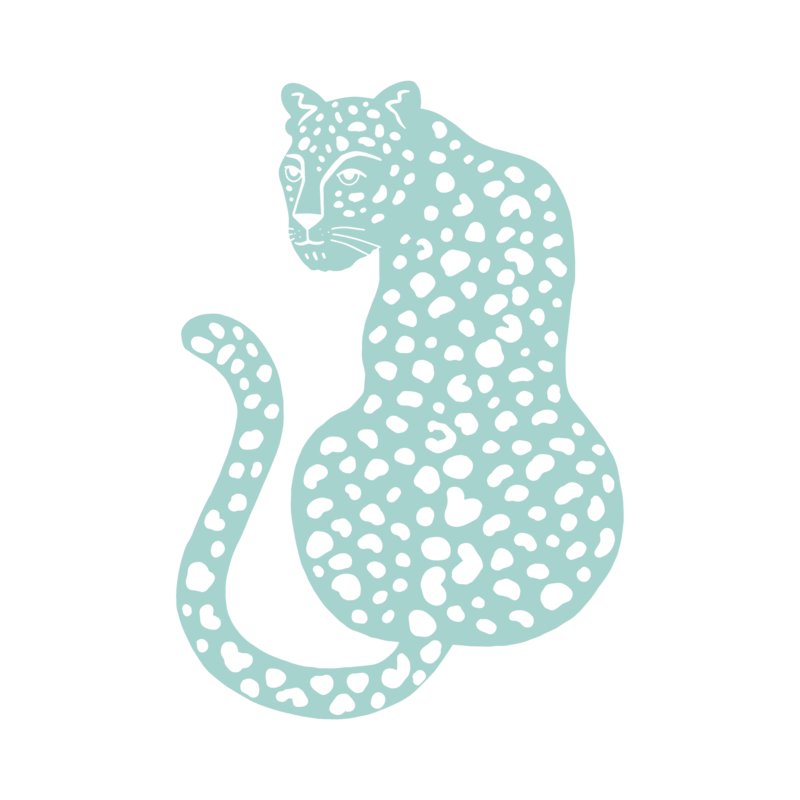 House Plant Collective Cheetah Illustration