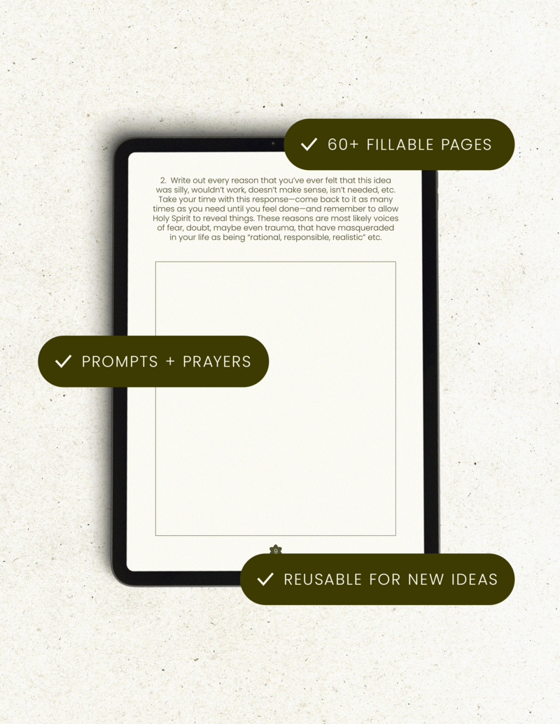 brand journal what's inside mockup