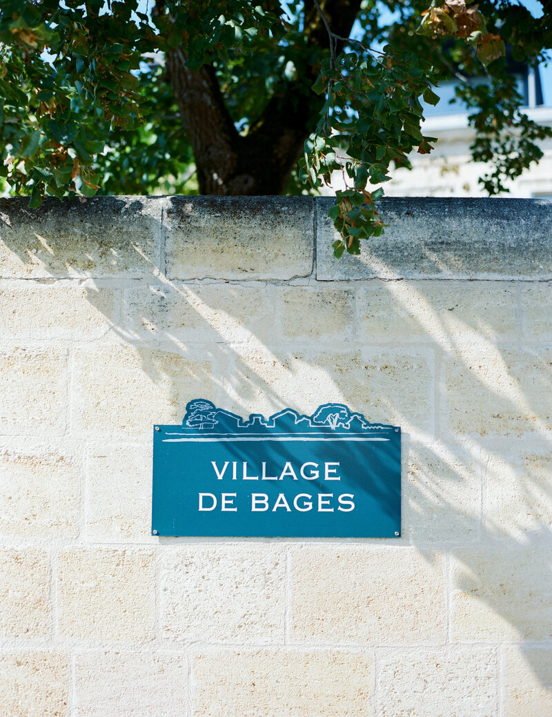 Village de Bages, details panneau