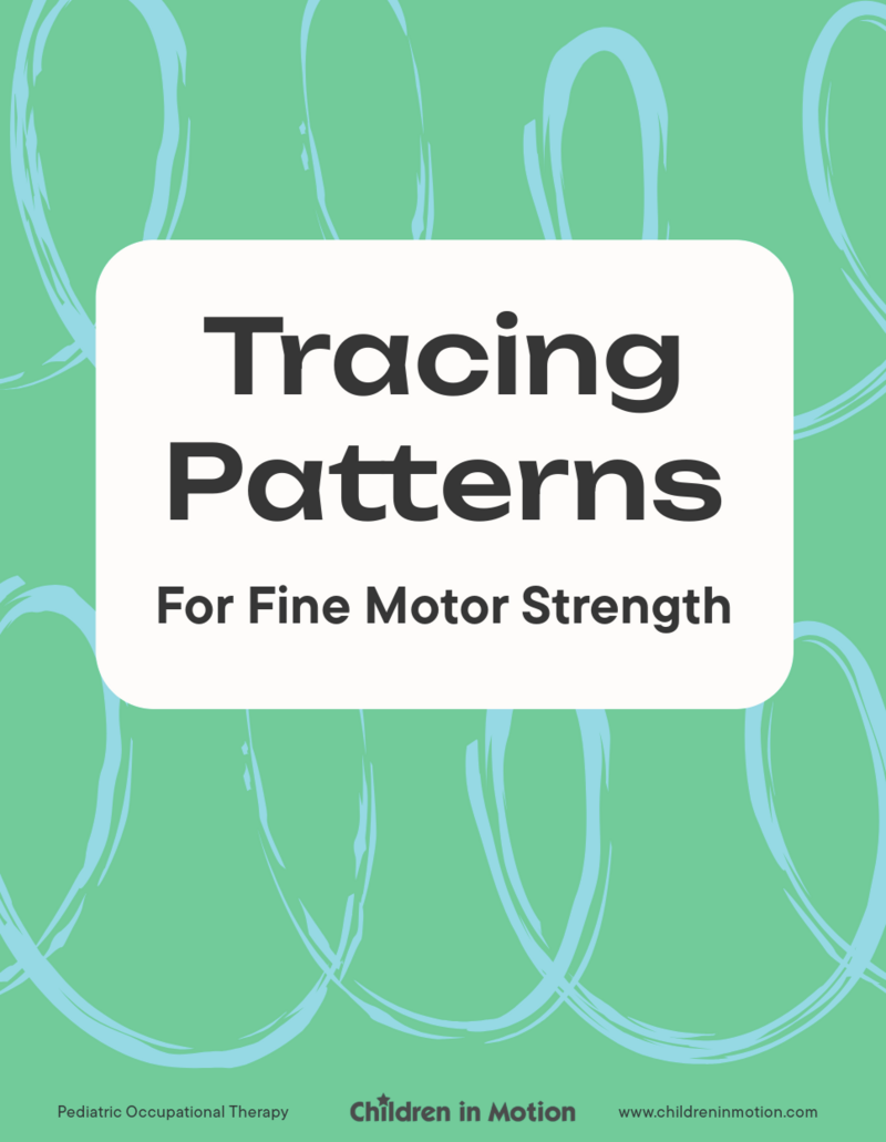 print off with  various lines & shapes for tracing