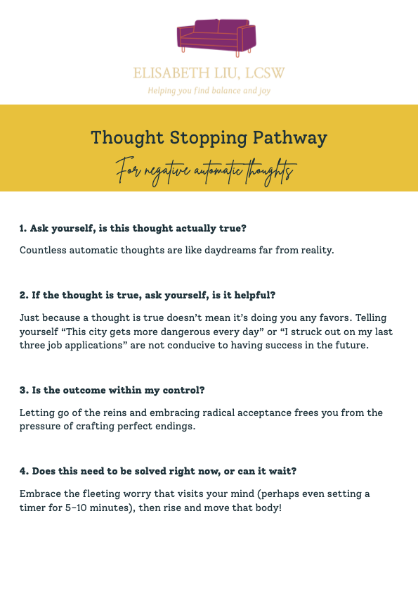 Resources in therapy