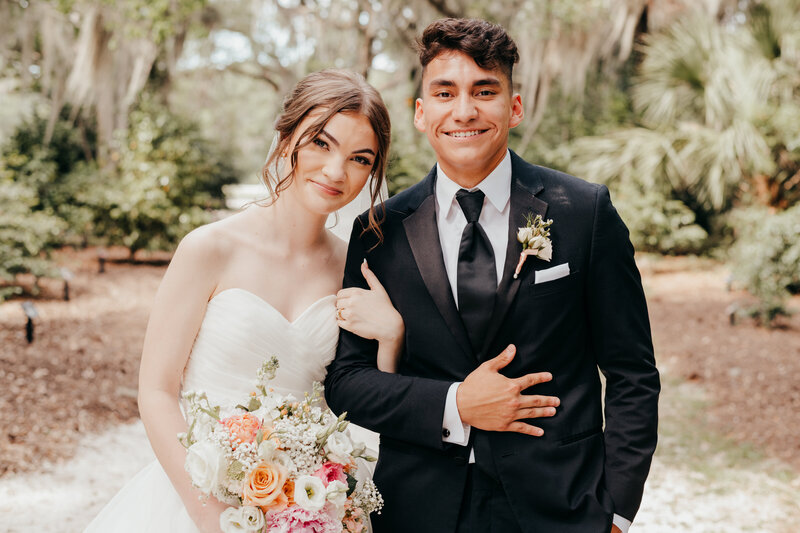 wedding portraits at coastal discovery museum