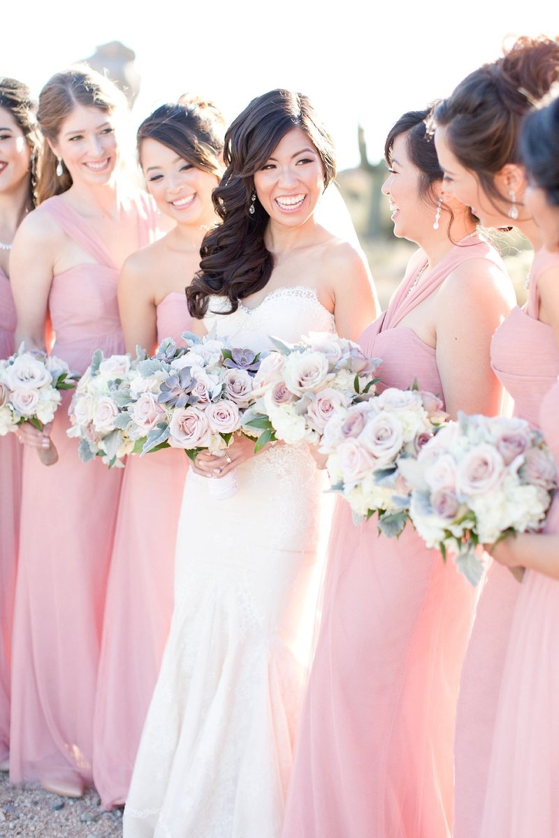 Blush Four Seasons Scottsdale Troon North Wedding | Amy & Jordan Photography