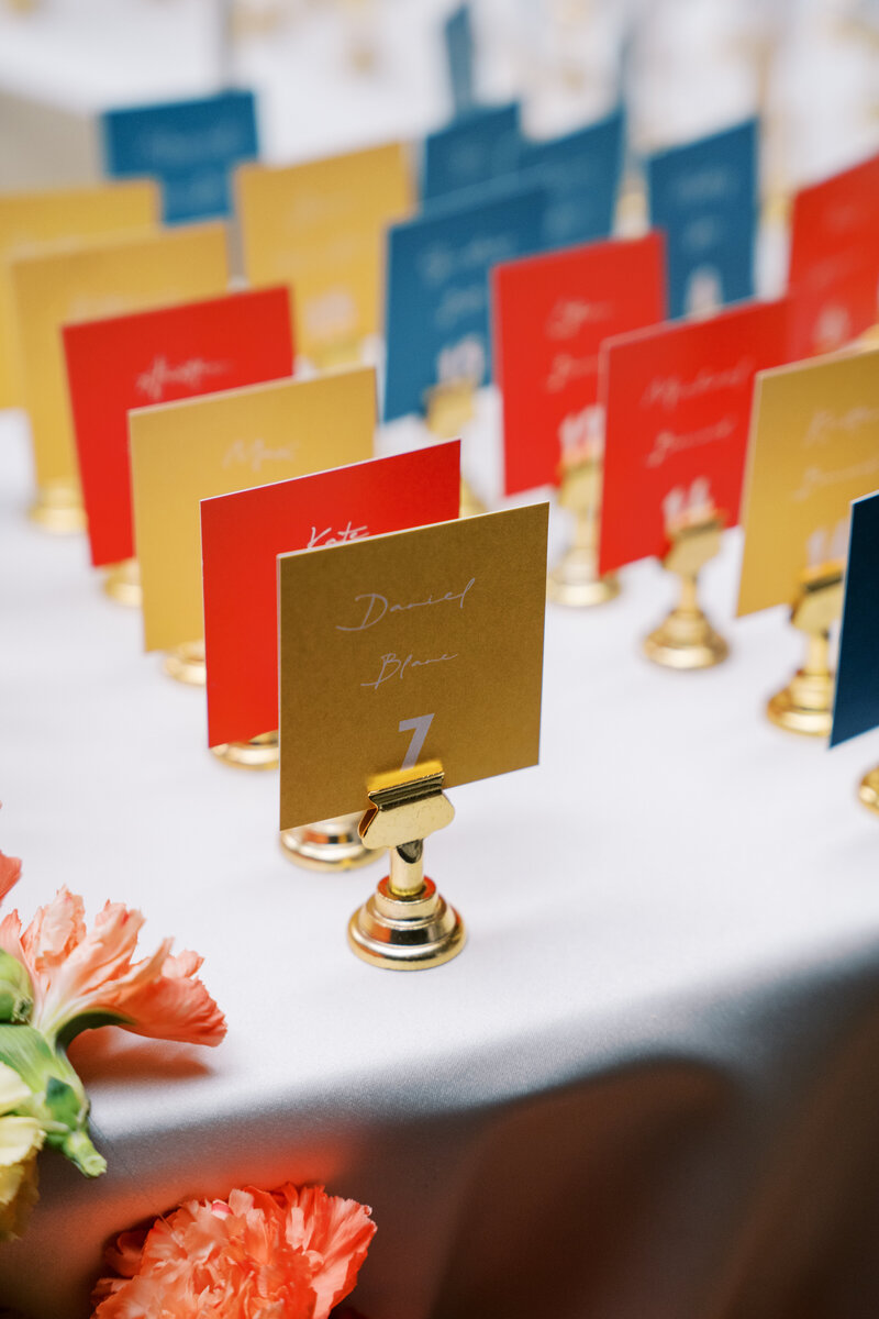 colorful wedding