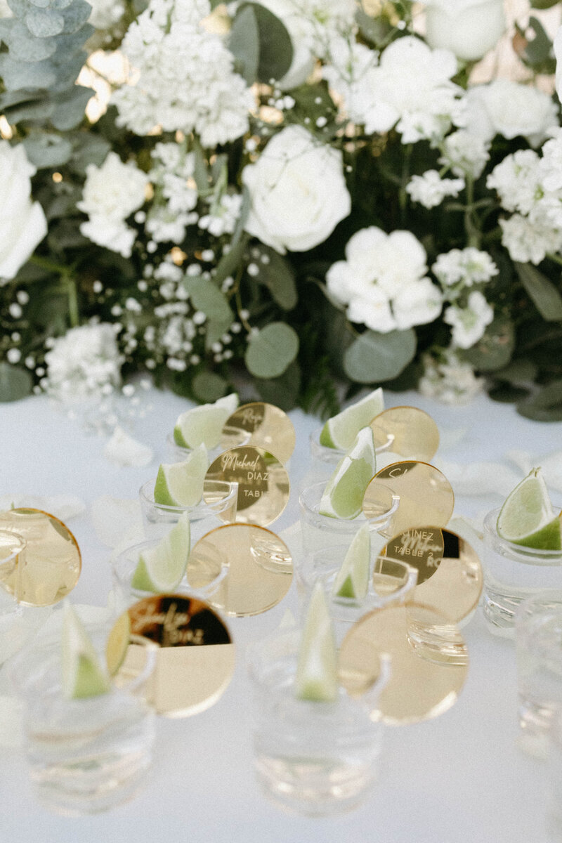 tequila shots at wedding
