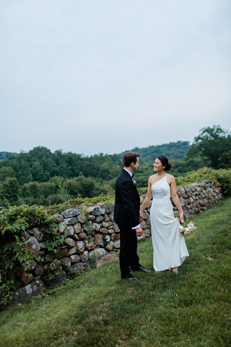 Modern Belle Mer wedding in Newport, RI