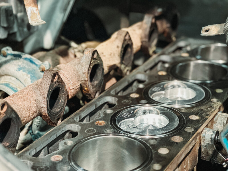 Complete engine rebuilds, new heads or other machine work