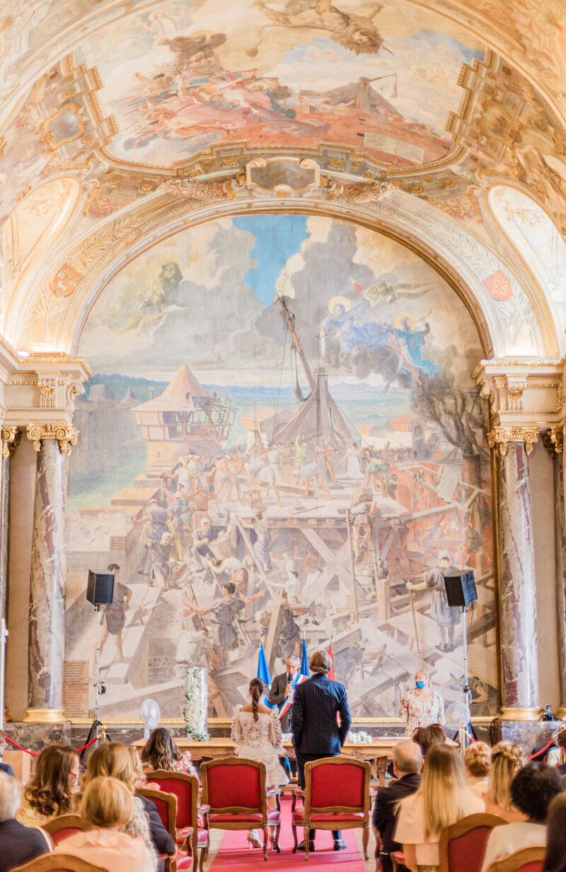 Photo couple mariage Toulouse Mairie