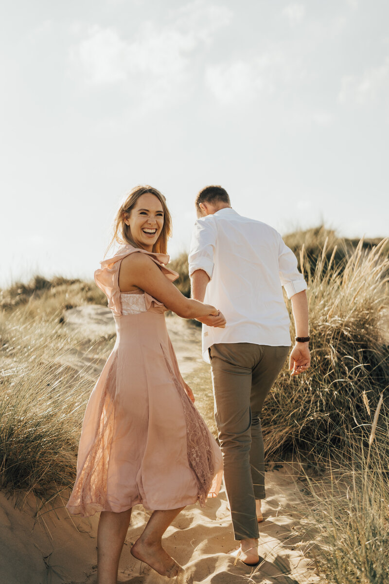 Worcestershire Wedding Photographer at her engagement shoot