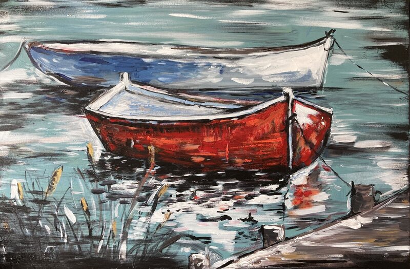 Boat Painting - Reproduction