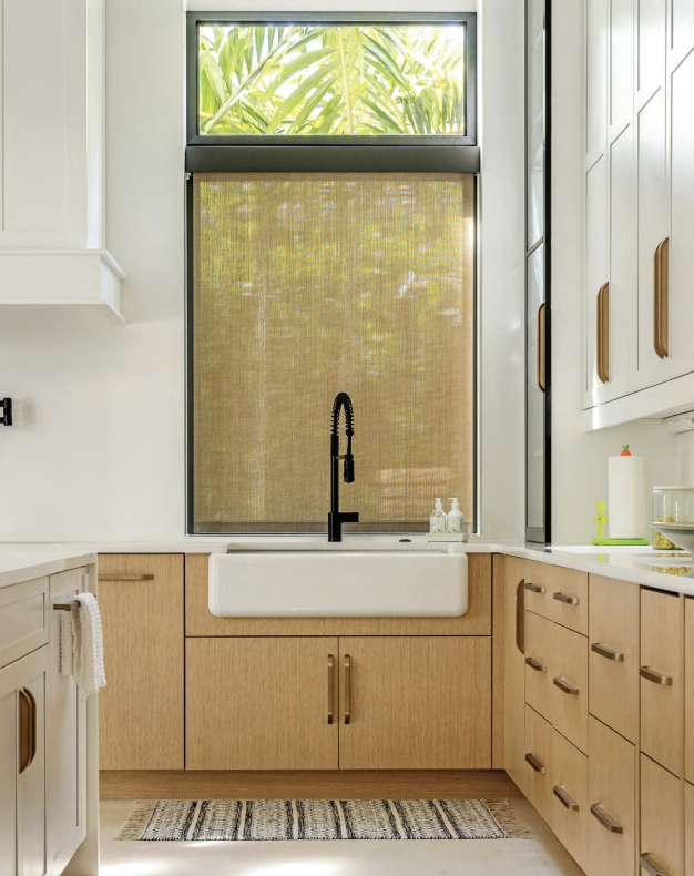 Custom shades kitchen