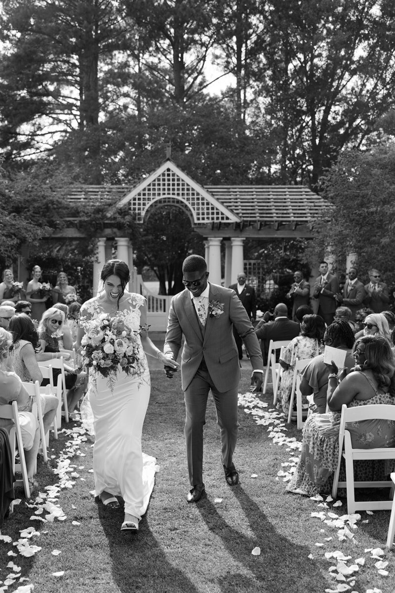 Luxury Charlotte wedding at The Ruth with panoramic city views and elegant, modern design