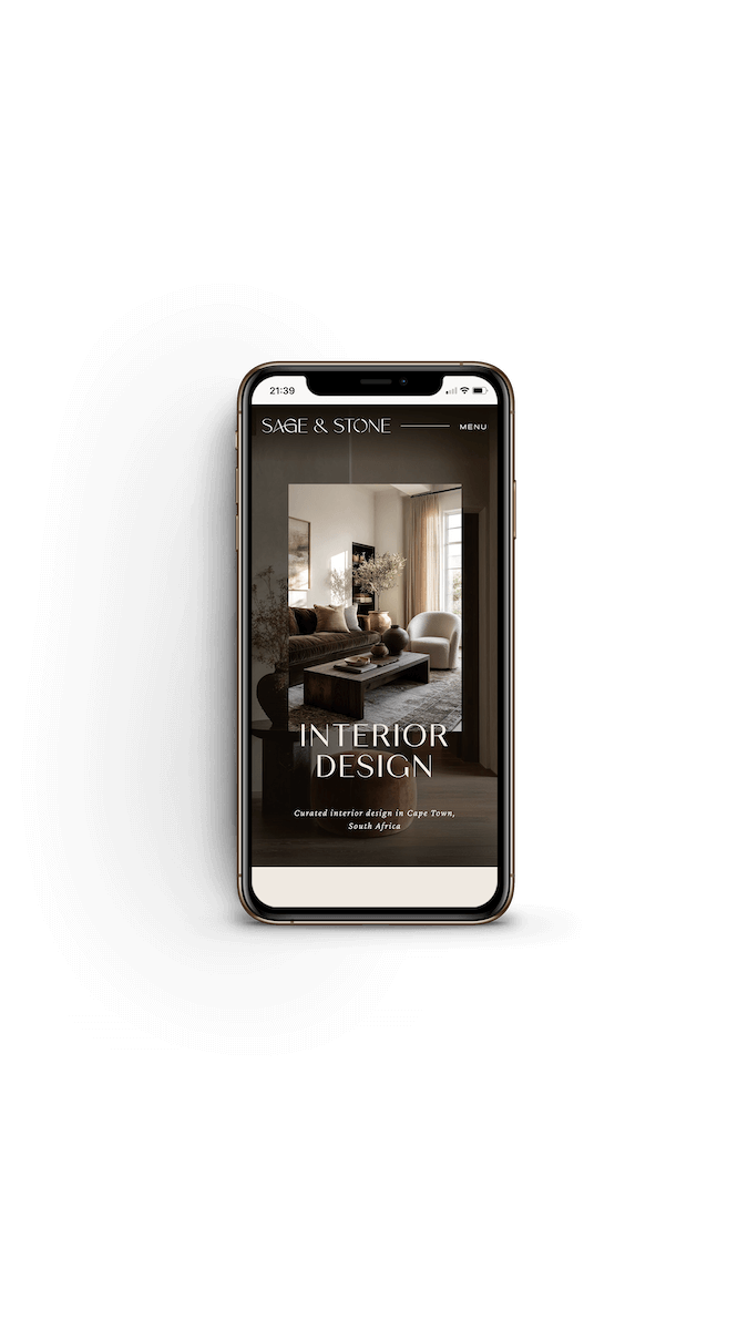 Moody wedding photographer Showit template