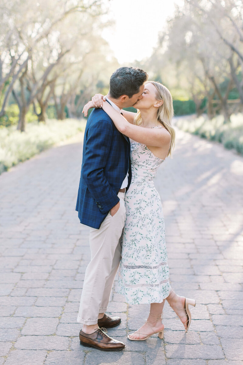 Engagement session at San Ysidro Ranch