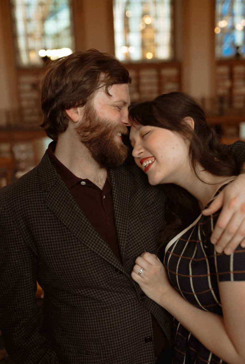 Emily & Charlie_indianapolis Library engagement session_JustJess Photography_10