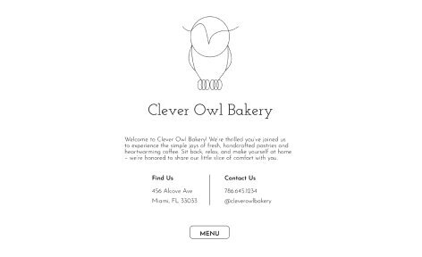 Clever Owl Menu Link