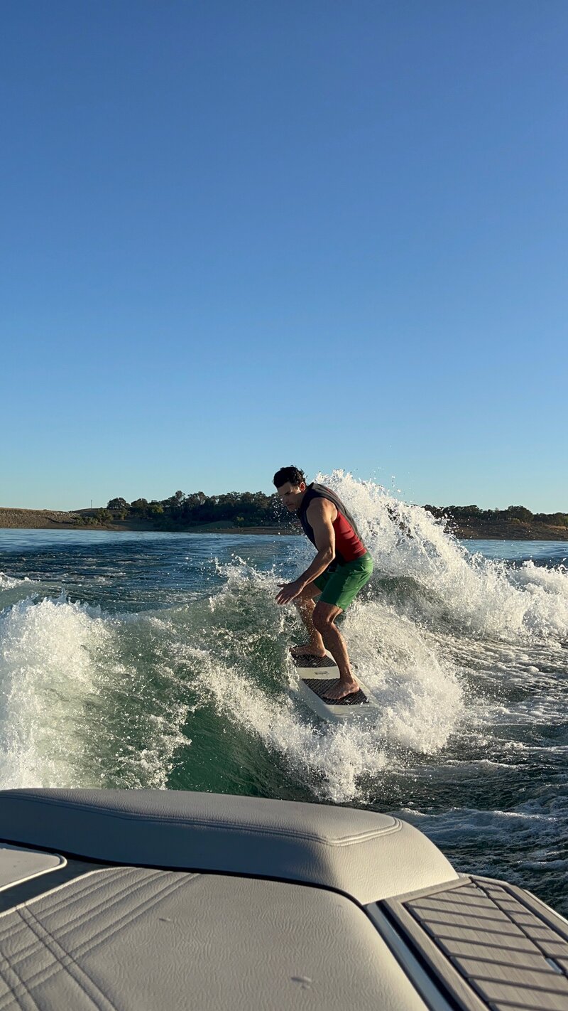 Brad Surfing