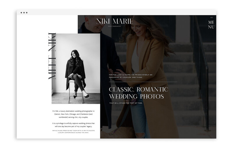 Niki Marie Photography - With Grace and Gold - Best Custom Brand Logo and Showit Web Website Websites Design Designs Designer Designers Theme Themes Template Templates for Photographers - 13