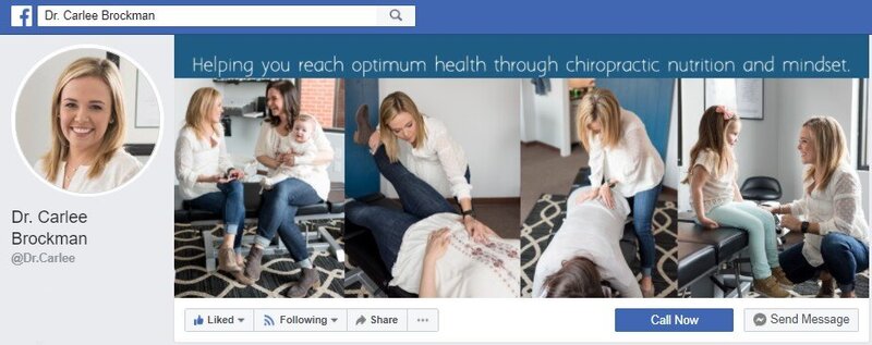 Carlee Chiropractor Facebook Banner