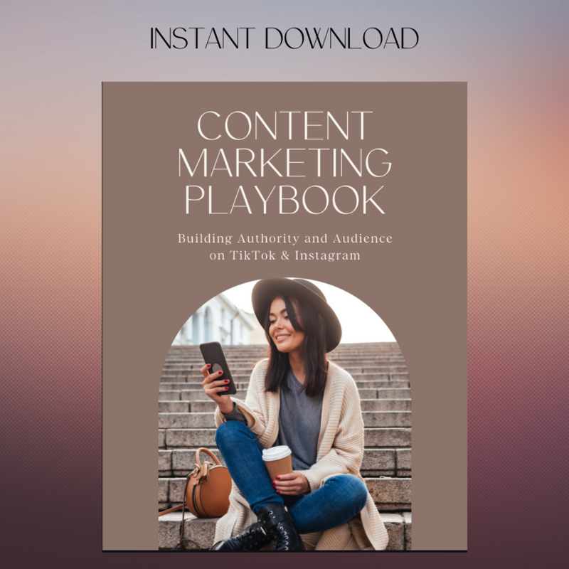 Content Marketing Playbook etsy listing