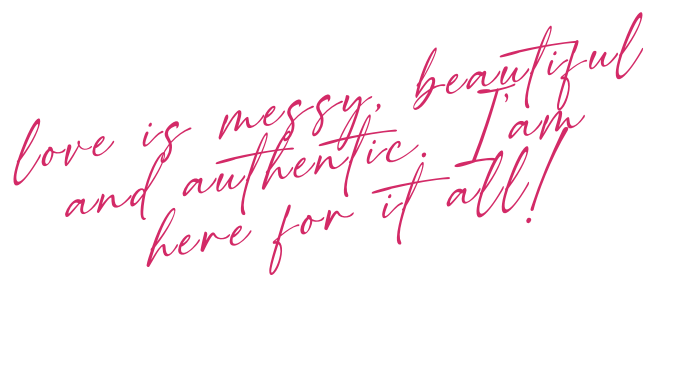 Quote written in pink text