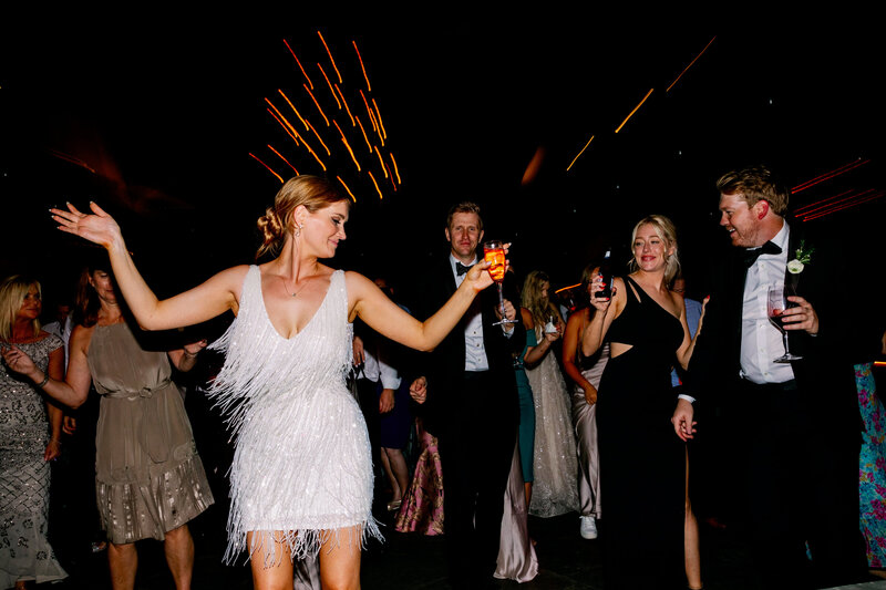 Maddie Moore Photo captures bride on the dance floor at Old Edwards Inn wedding