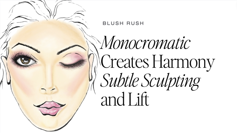 Blush Rush Makeup Look