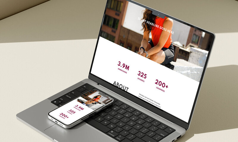 Showit website template featuring an integrated class schedule page.