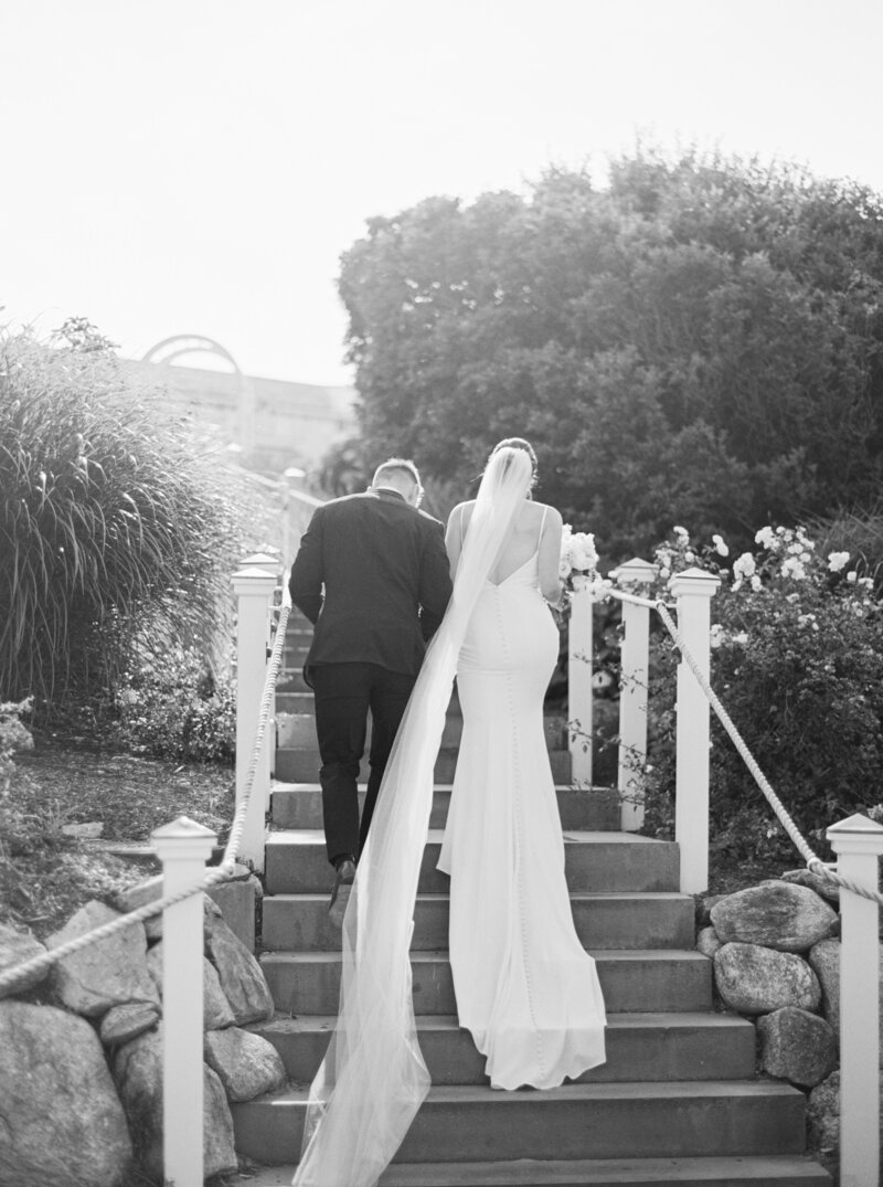 Cape Cod Wedding Couple at Sunset