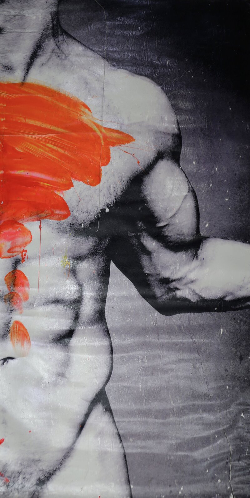 Brent Ray Fraser - Pumped Live Box Painting Self Portrait 02 - 2012